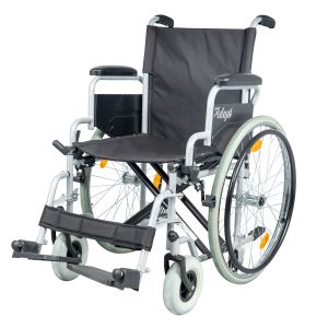 Invalidski voziček s pomožnimi transportnimi kolesci