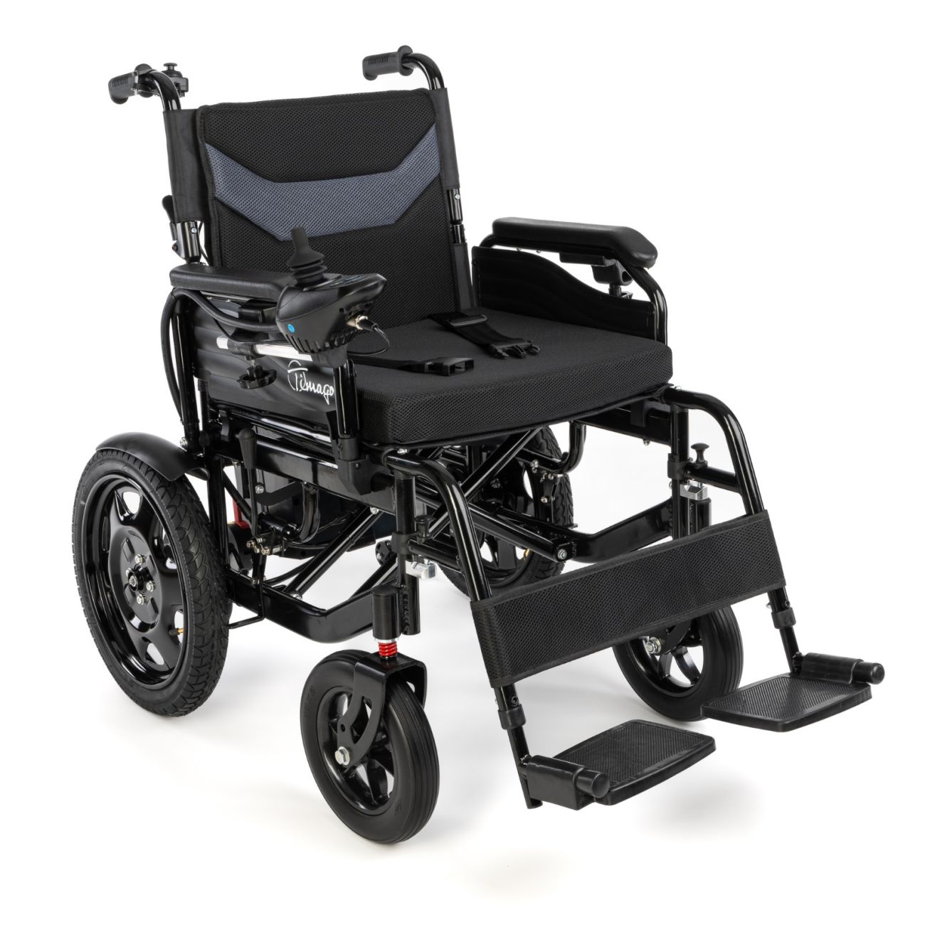 Zložljiv električni invalidski voziček
